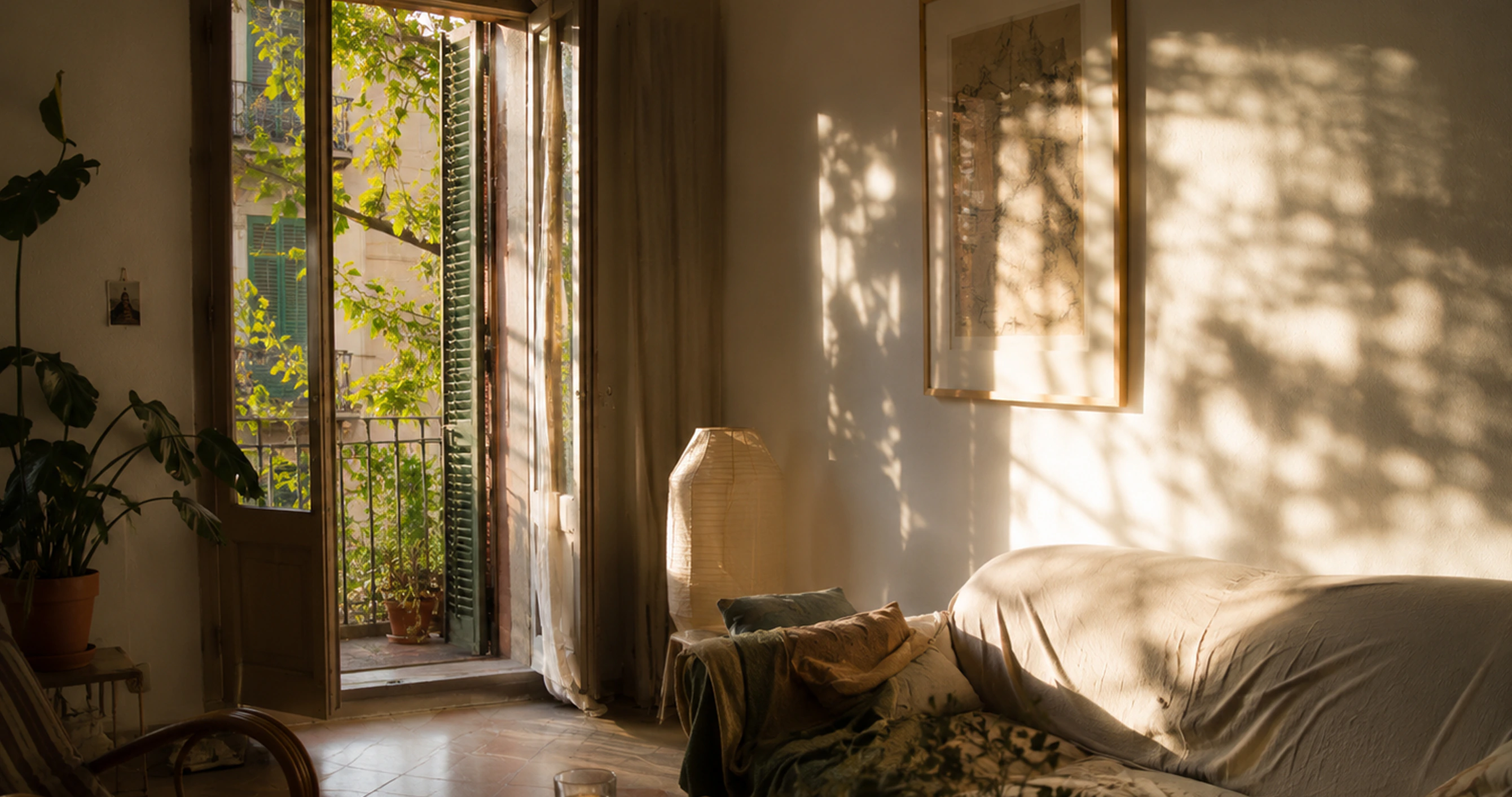 Interior de una vivienda preparada para vender
